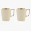 Set de 2 mugs de vidrio 25cl Nieve
