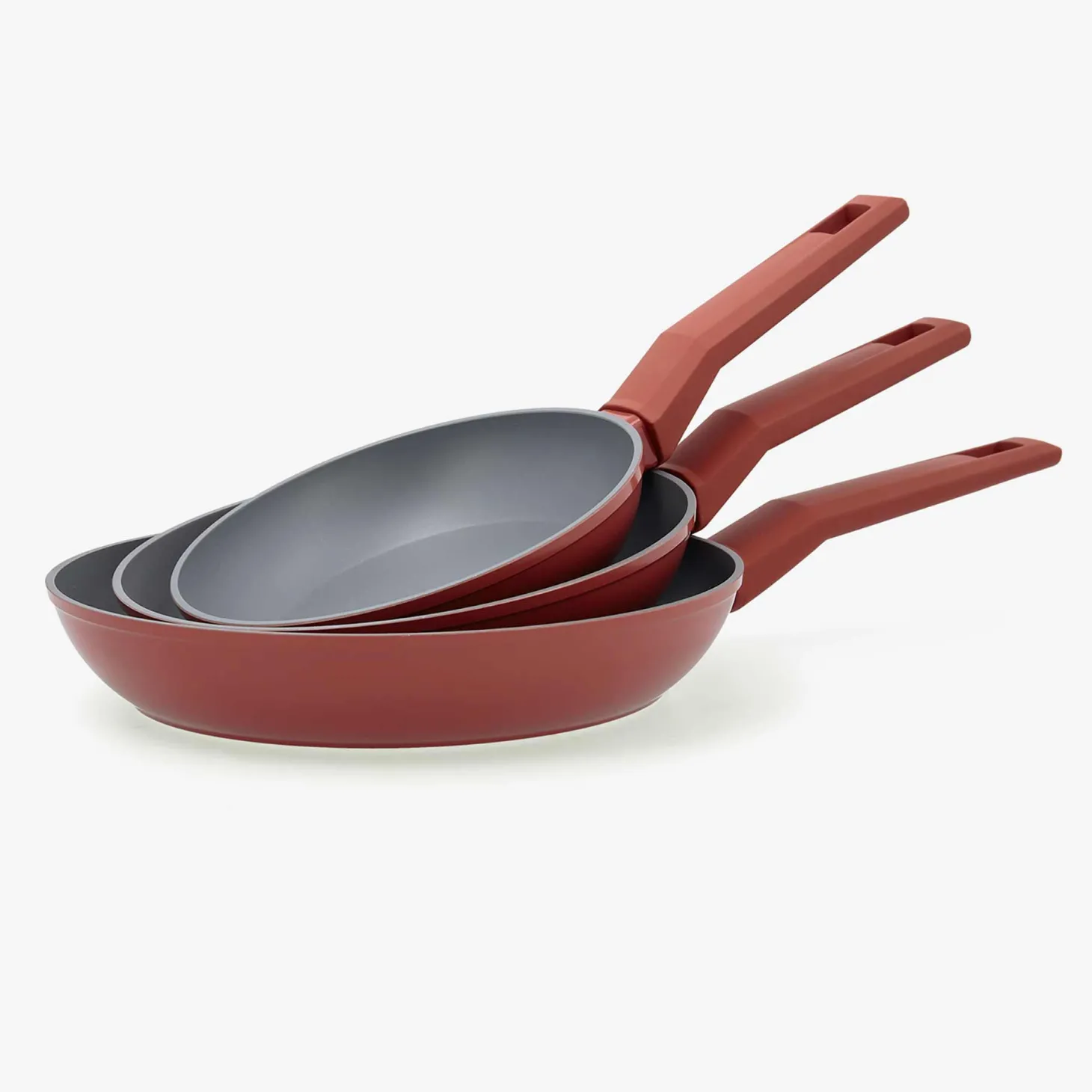 Set de 3 sartenes de aluminio forjado Kora