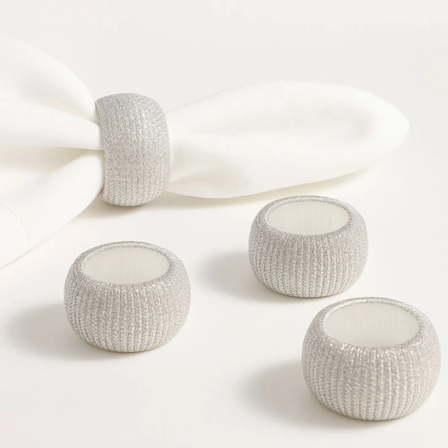 Set de 4 servilleteros Arian Ø6cm