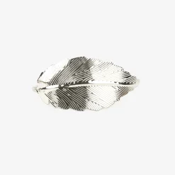 Set de 4 servilleteros de metal plateados