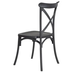 Set de 4 sillas de comedor gris oscuro Cassie 48x43x91cm