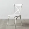 Set de 4 sillas de comedor blanco Cassie 48x43x91cm