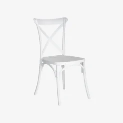 Set de 4 sillas de comedor blanco Cassie 48x43x91cm