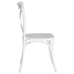 Set de 4 sillas de comedor blanco Cassie 48x43x91cm