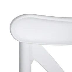 Set de 4 sillas de comedor blanco Cassie 48x43x91cm