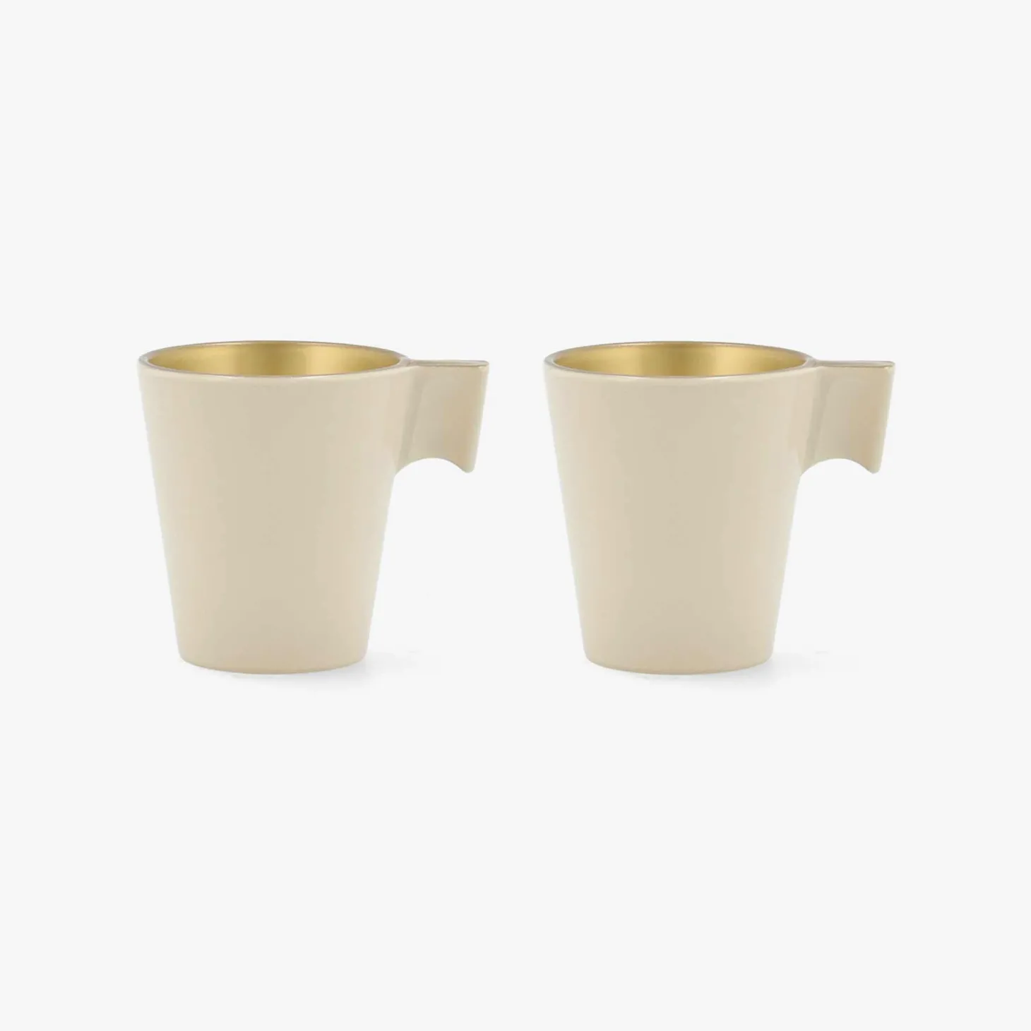 Set de 2 tazas de vidrio café expresso 8cl Nieve