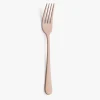 Set de 12 tenedores de mesa de acero inoxidable cobre 22cm Zafra