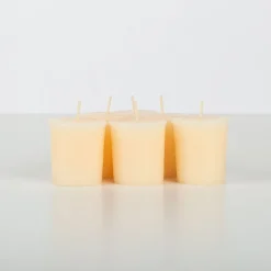 Set de 6 velas Votive crema
