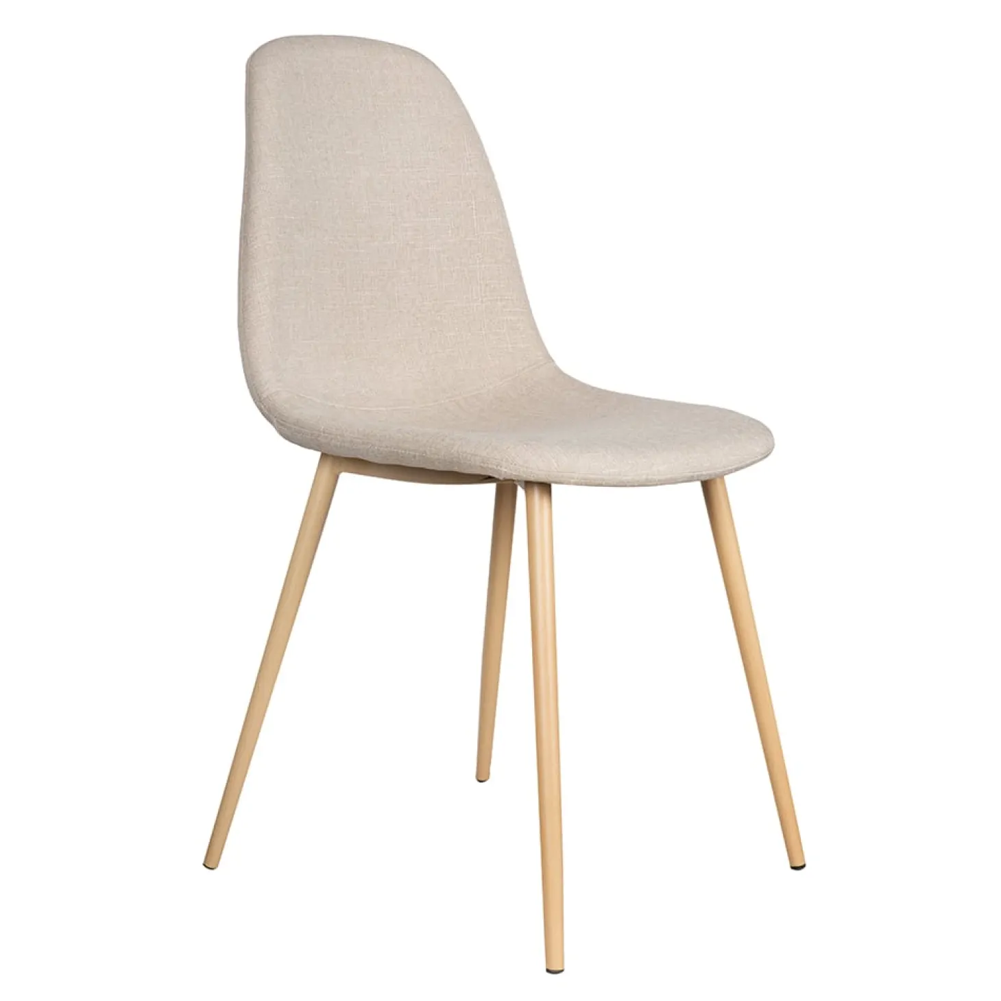 Silla de comedor beige Concept 45x55x86cm