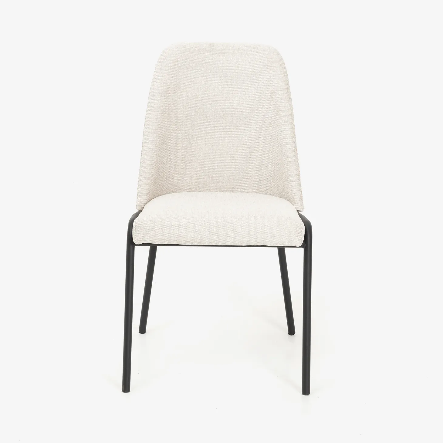 Silla de comedor beige Mina 49x60cm