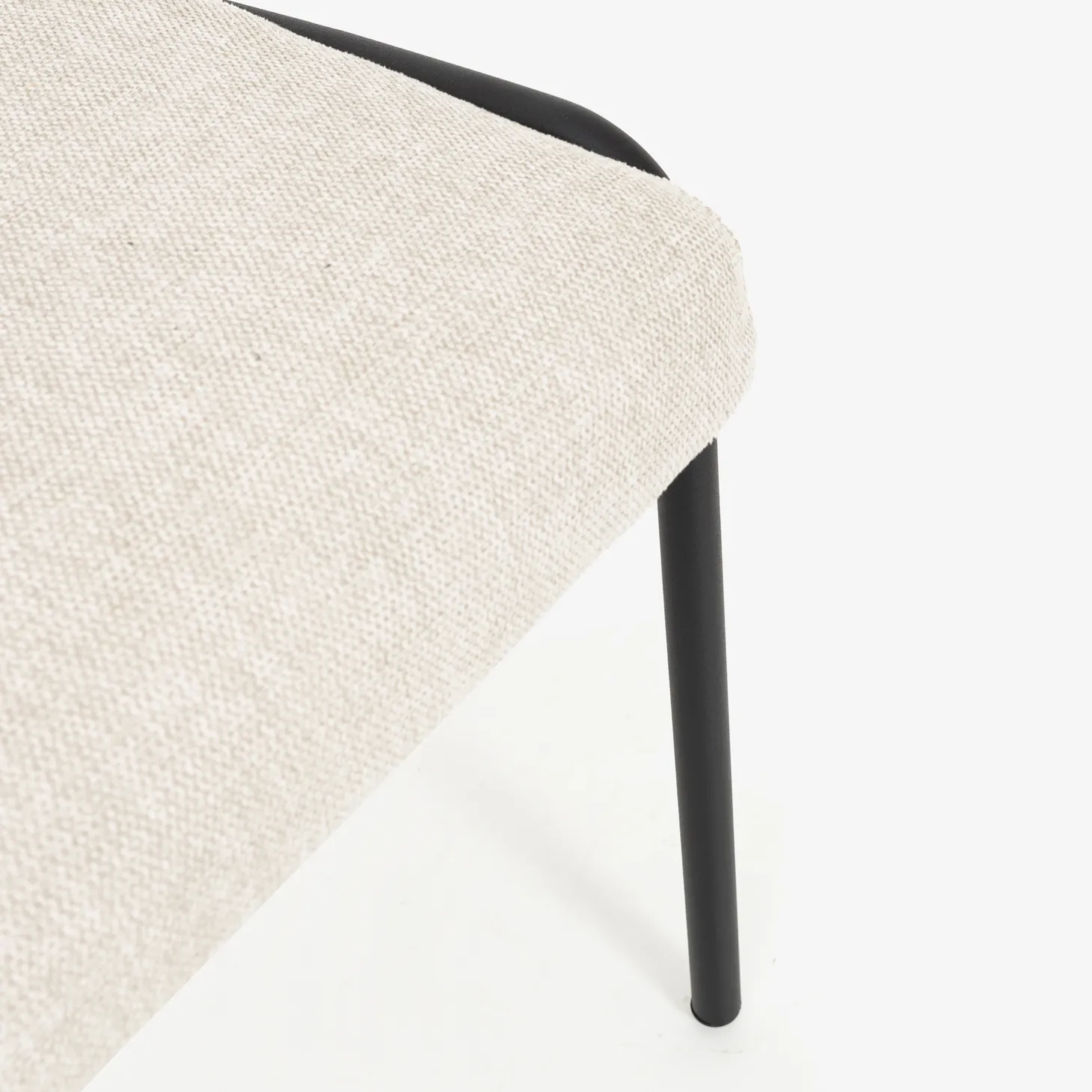 Silla de comedor beige Mina 49x60cm