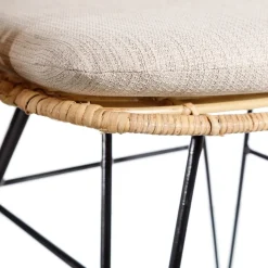 Silla de comedor con cojín 52x66x77cm