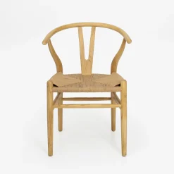 Silla de comedor de madera de olmo Irma 49x42x78cm Clau&Chloe