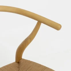 Silla de comedor de madera de olmo Irma 49x42x78cm Clau&Chloe