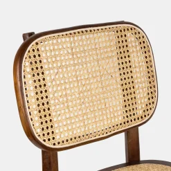 Silla de comedor de madera de olmo Cibran 45x41x83cm Clau&Chloe