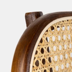 Silla de comedor de madera de olmo Cibran 45x41x83cm Clau&Chloe