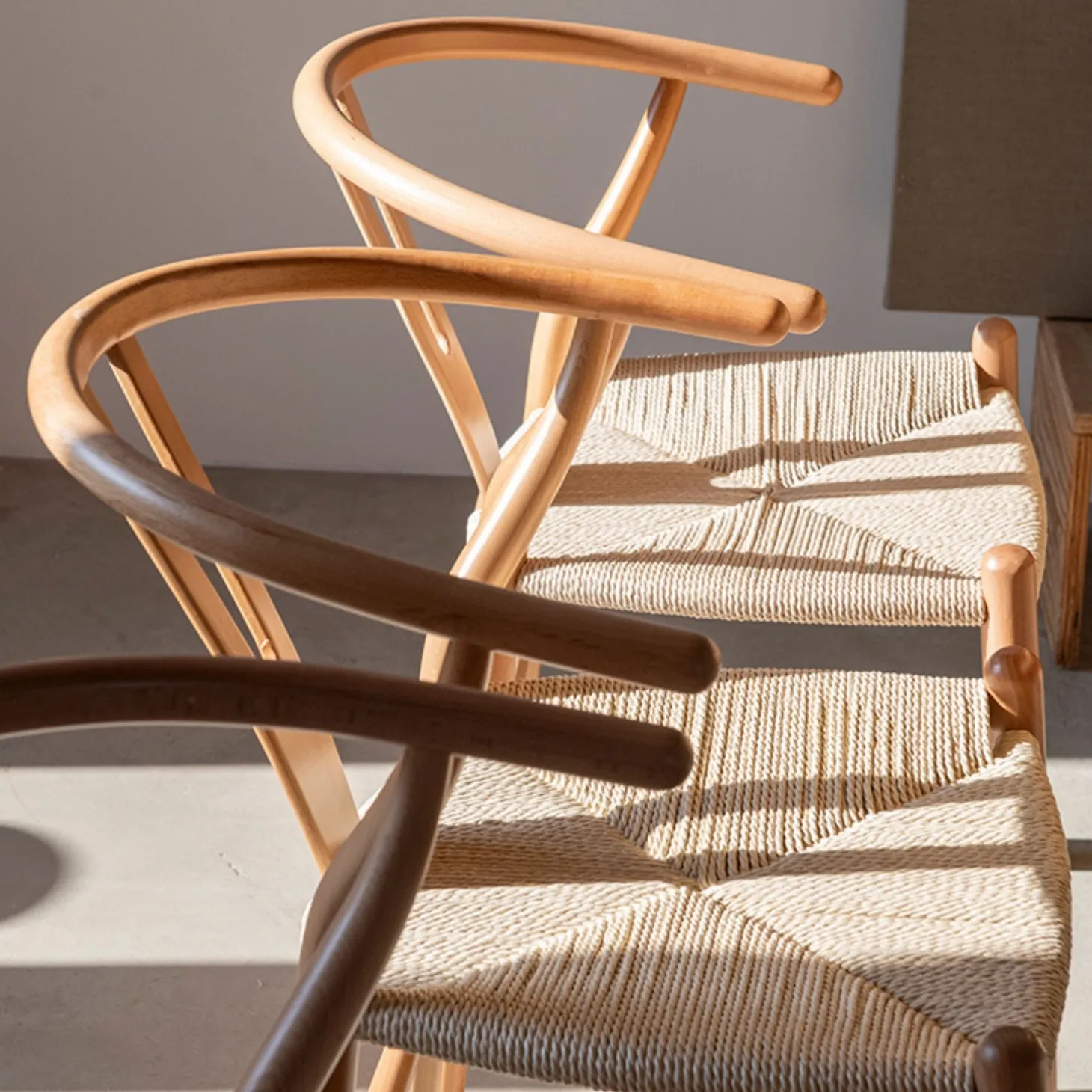 Silla de comedor de madera de haya Irma 56x52x76cm