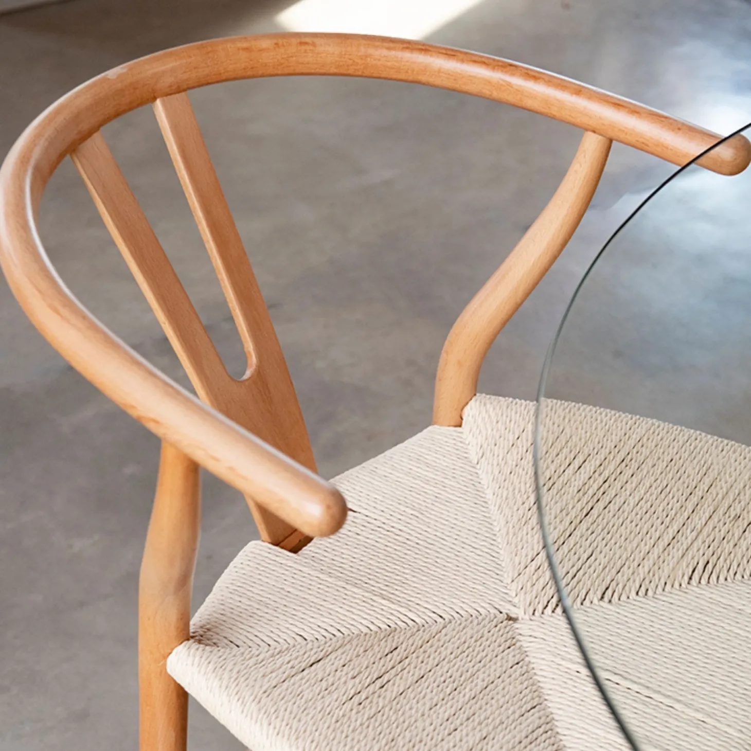 Silla de comedor de madera de haya Irma 56x52x76cm