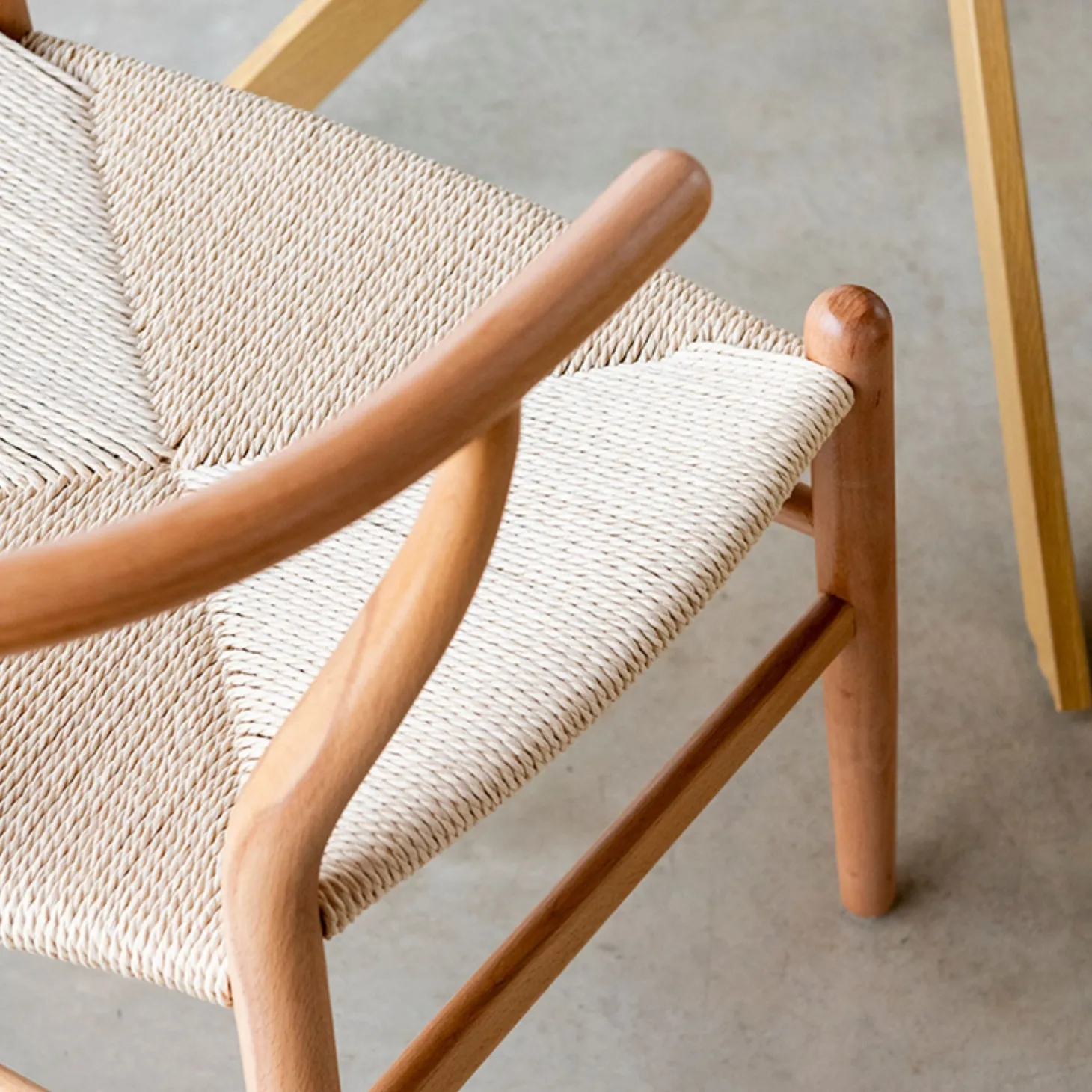 Silla de comedor de madera de haya Irma 56x52x76cm