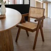 Silla de comedor de madera de olmo Cecilia 50x50x84cm Clau&Chloe