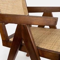 Silla de comedor de madera de olmo Cecilia 50x50x84cm Clau&Chloe