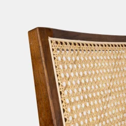 Silla de comedor de madera de olmo Cecilia 50x50x84cm Clau&Chloe