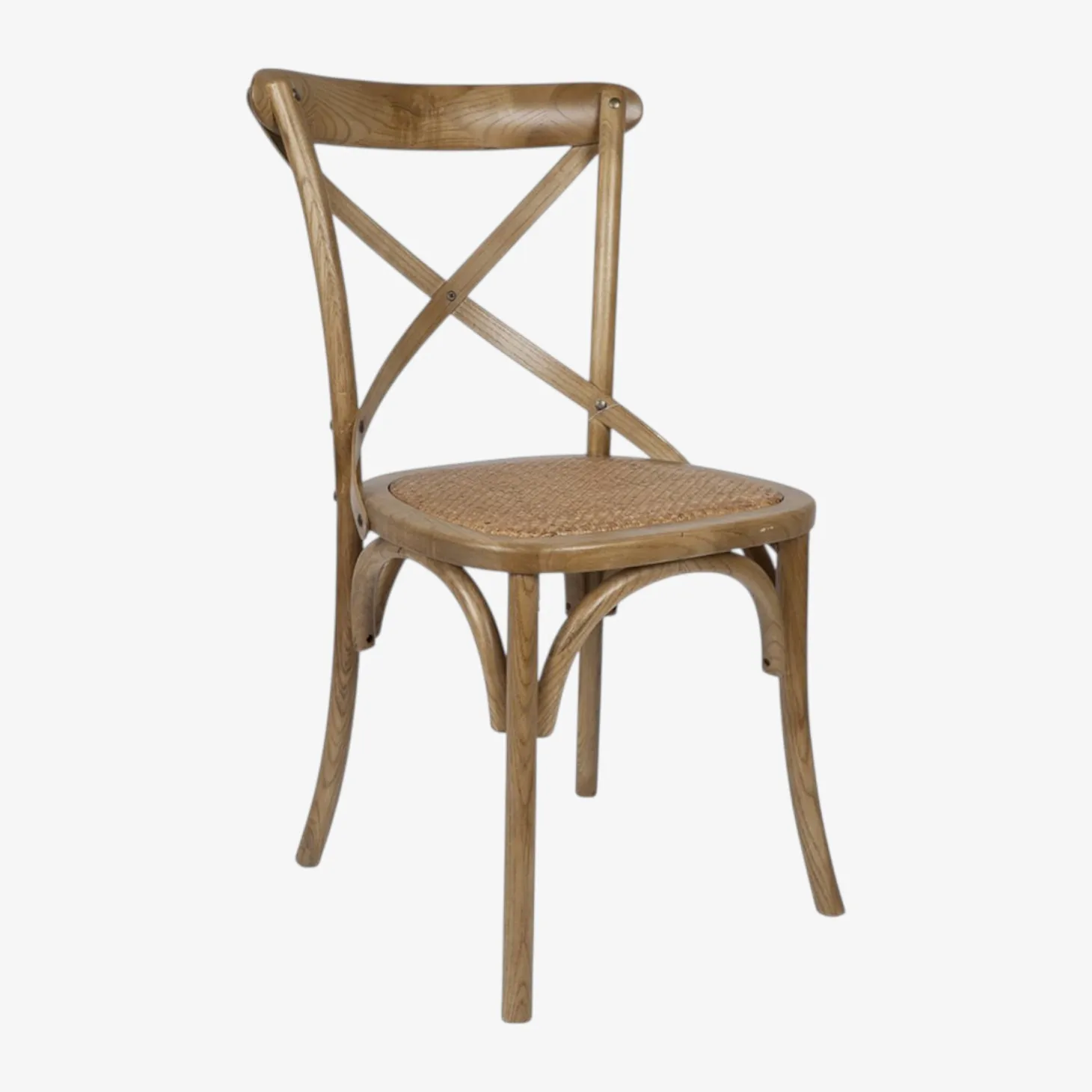 Silla de comedor de madera de olmo Antique 46x42x87cm