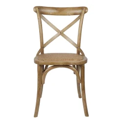 Silla de comedor de madera de olmo Antique 46x42x87cm