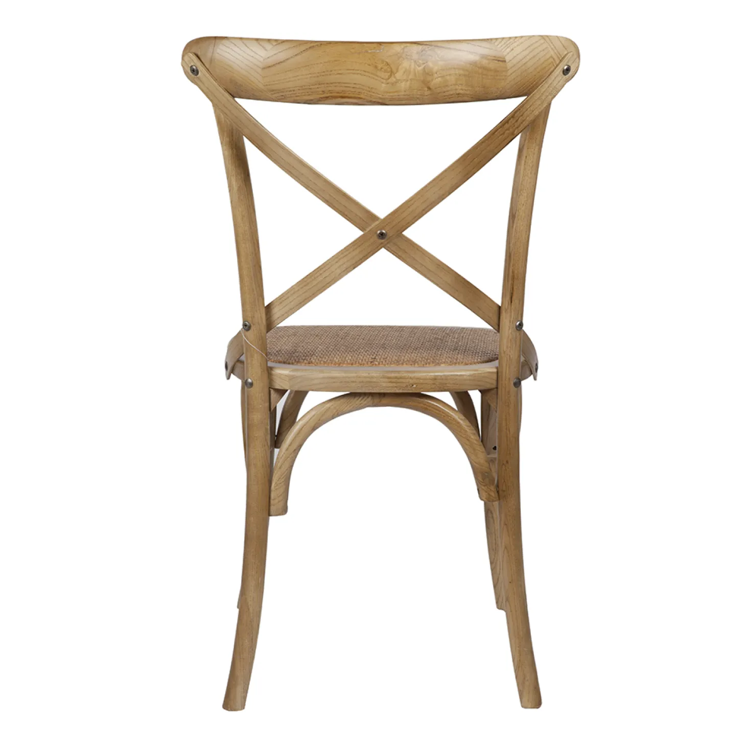 Silla de comedor de madera de olmo Antique 46x42x87cm