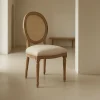 Silla de comedor de madera de abedul beige Monarch 50x56x96cm
