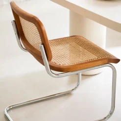 Silla de comedor de ratán Leonor 47,5x63,5x82cm Clau&Chloe