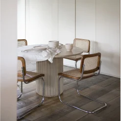 Silla de comedor de ratán Leonor 47,5x63,5x82cm Clau&Chloe