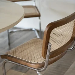 Silla de comedor de ratán Leonor 47,5x63,5x82cm Clau&Chloe