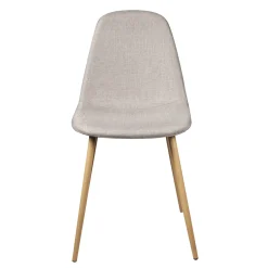 Silla de comedor gris claro Concept 45x55x86cm