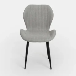 Silla de comedor gris Lydia 54x50x86cm Clau&Chloe