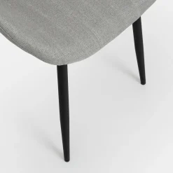 Silla de comedor gris Lydia 54x50x86cm Clau&Chloe