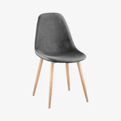 Silla de comedor gris oscuro Concept 45x55x86cm