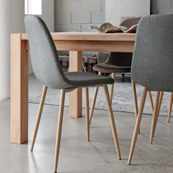 Silla de comedor gris oscuro Concept 45x55x86cm