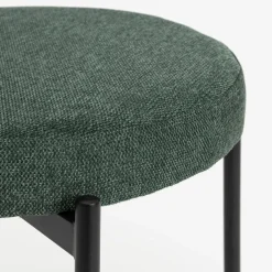 Silla de comedor verde oscuro Candela 49x53 Clau&Chloe