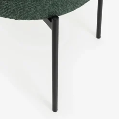 Silla de comedor verde oscuro Candela 49x53 Clau&Chloe