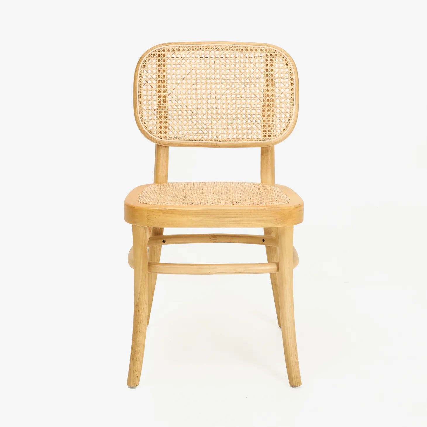 Silla de madera de olmo clara Cibran 45x41x83cm Clau&Chloe