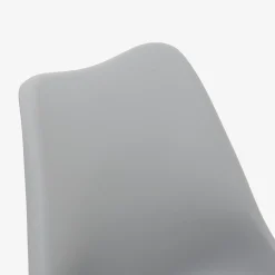 Silla de oficina con ruedas gris Tulip 48x55x45cm