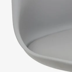 Silla de oficina con ruedas gris Tulip 48x55x45cm