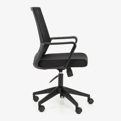 Silla de oficina negra ajustable 92/100cm