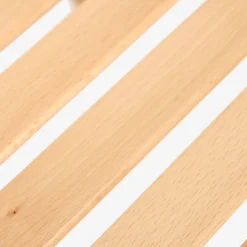 Silla plegable de madera de haya natural Gema 43x48x79cm