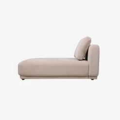 Sillón chaise longue beige Alain 92x157x68cm