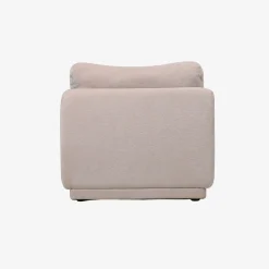 Sillón chaise longue beige Alain 92x157x68cm