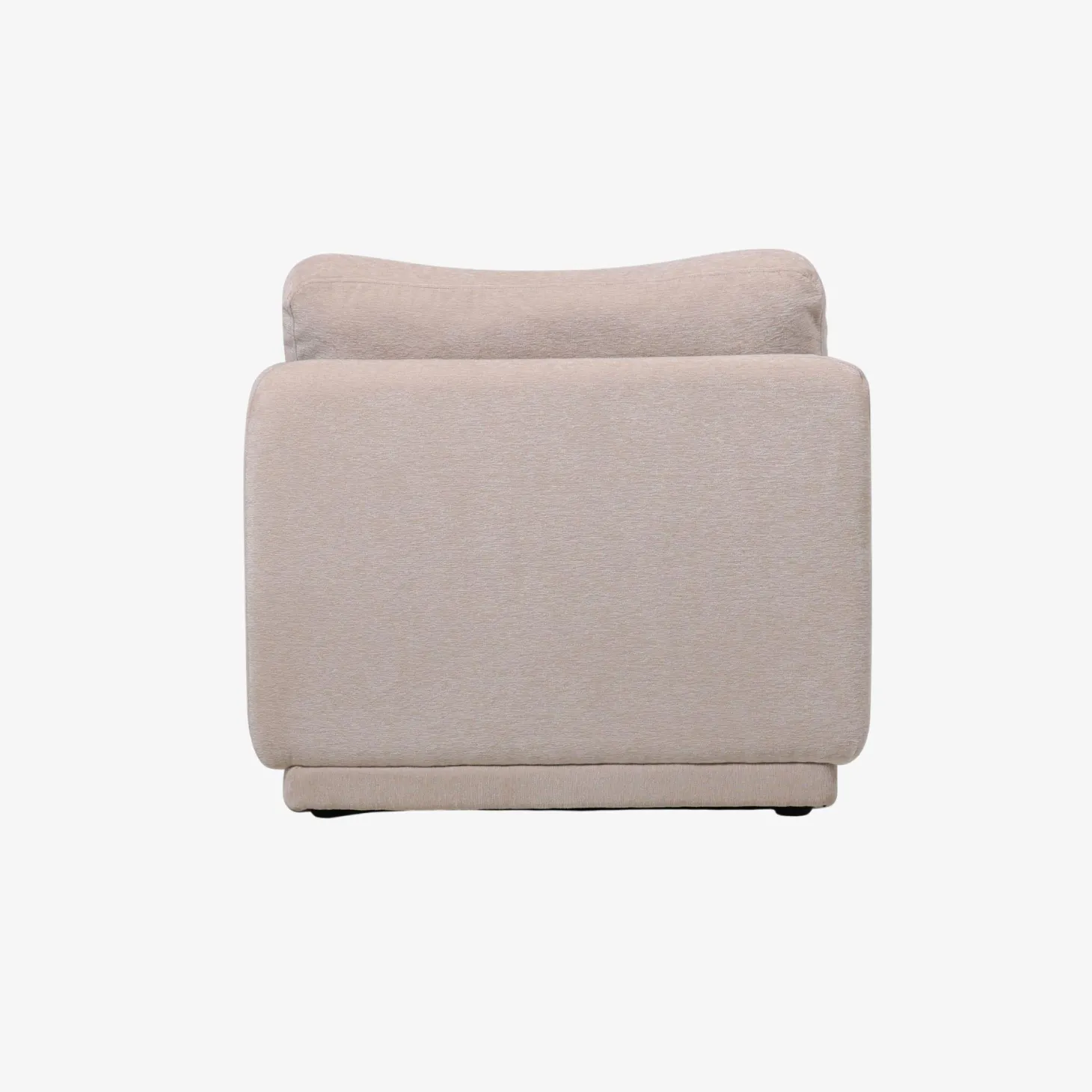 Sillón chaise longue beige Alain 92x157x68cm