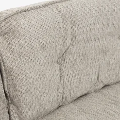 Sofá cama de 3 plazas gris claro Fules 212x85x85cm