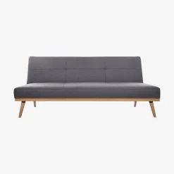 Sofá cama de 3 plazas gris oscuro Dylan 182x80x80cm